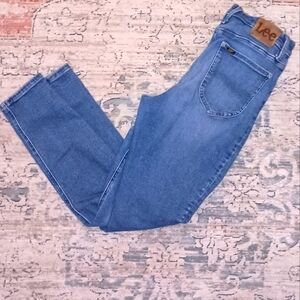 Lee high rise Skinny Women's Blue Jeans size medium